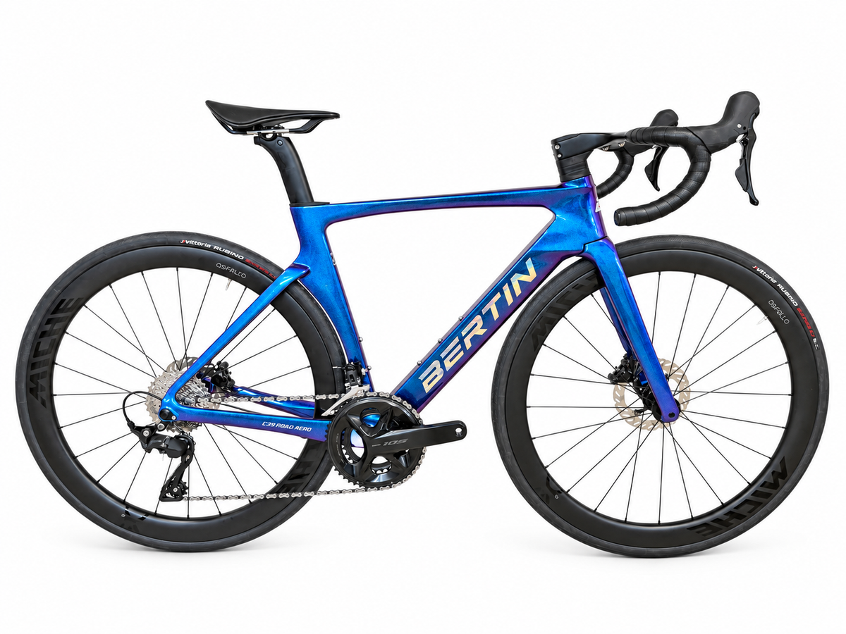 Bertin C39 bleu caméléon — profil sur fond blanc