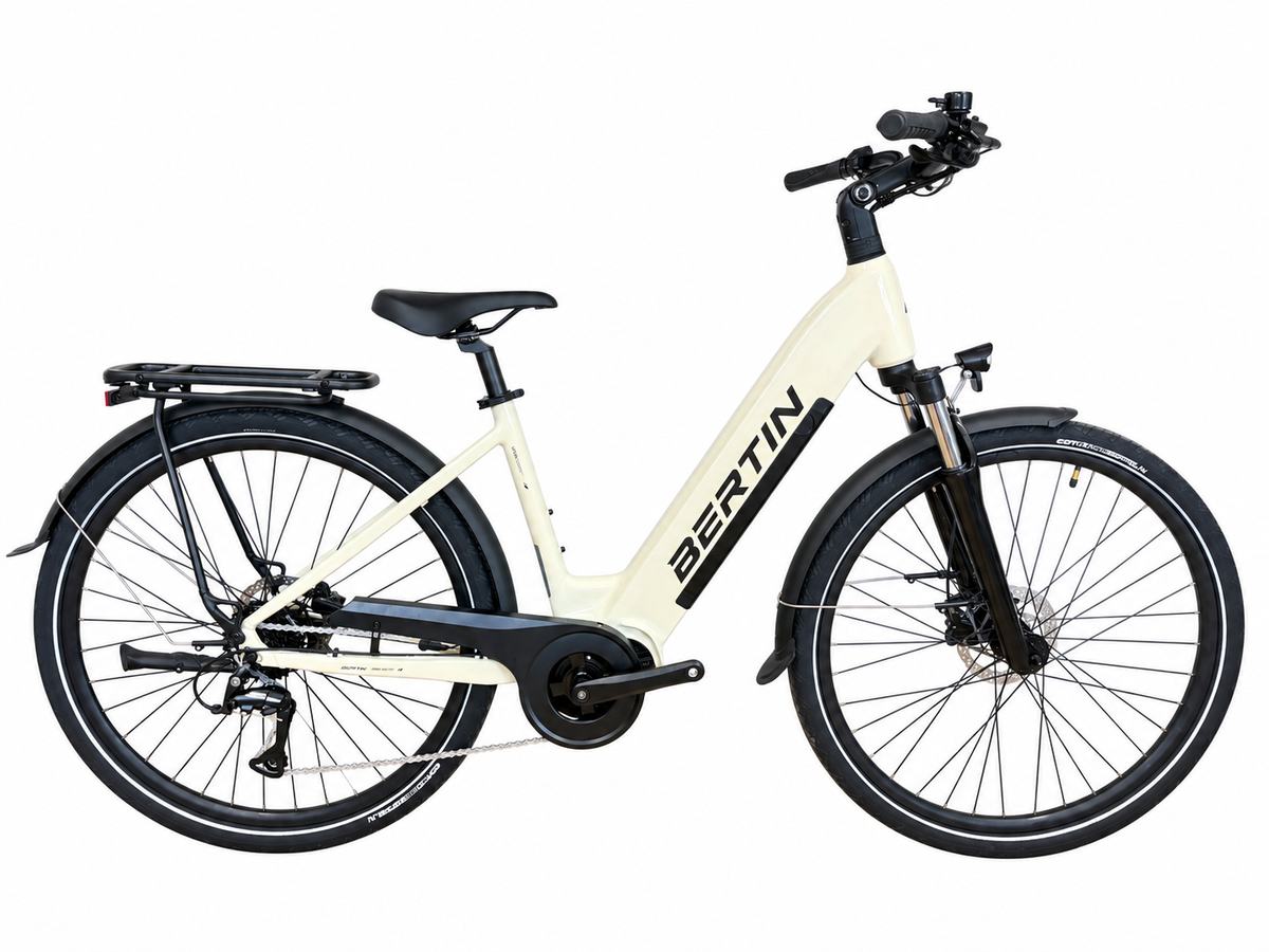 Bertin Urban Comfort 2027 Beige lin — Vue de profil sur fond blanc