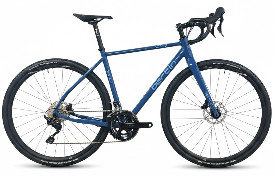 Bertin C117 – Vélo Gravel Aluminium Dedacciai | Fourche Carbone | Groupe R7100 | Montage à la Carte
