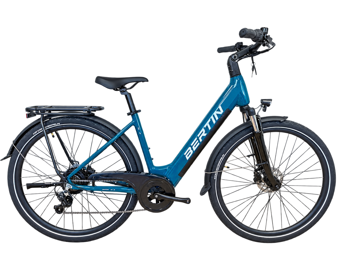 Bertin Urban First 2027 bleu pétrole — vue complète