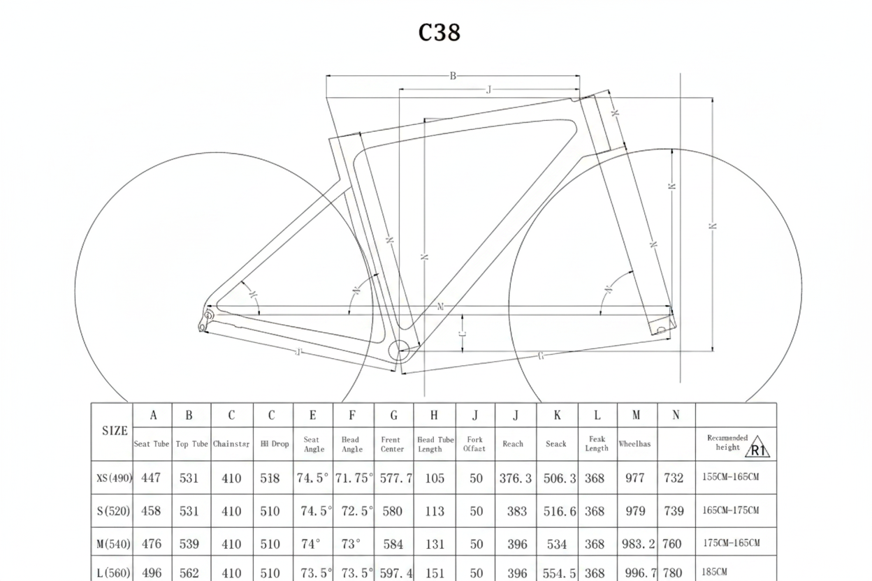 Bertin C38 - Tableau de géométrie